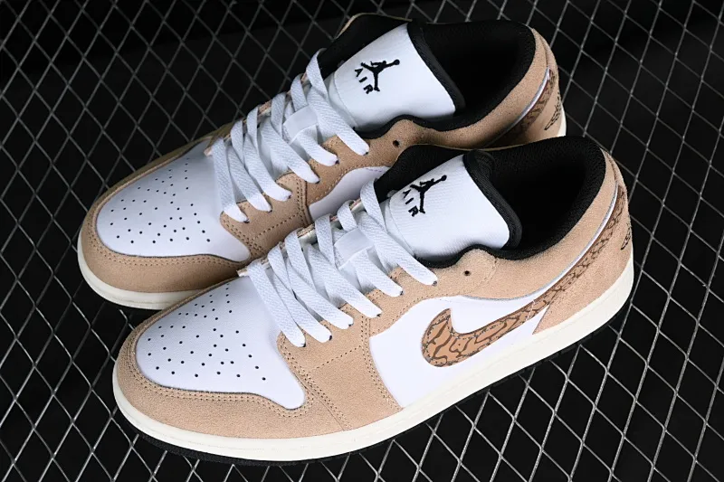 All categories Air Jordan Jordan series basketball shoes Air Jordan 1 Low G version pure original Air Jordan 1 Low AJ1 Joe 1 white and yellow burst pattern low-top cultural casual sneakers DZ4130-201